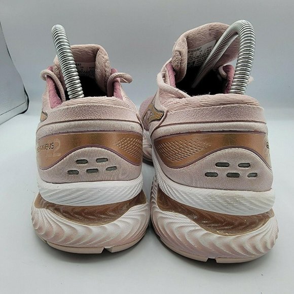 Asics Womens Gel Nimbus 22 1012A587 Rose Gold Lace - Picture 6 of 11